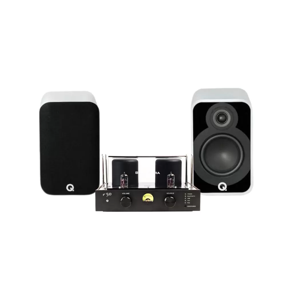 Dàn âm thanh Q Acoustic 5020 & Bluesound V50