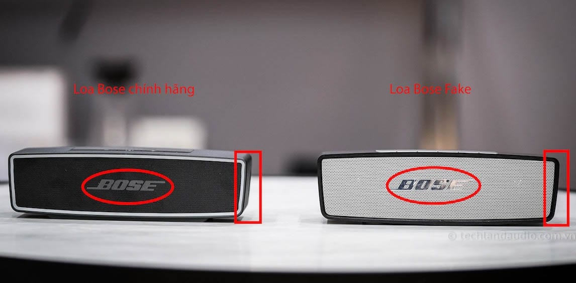 Cách Phân Biệt Loa Bose Bluetooth Soundlink Mini II Chính Hãng & Nhái (Fake)