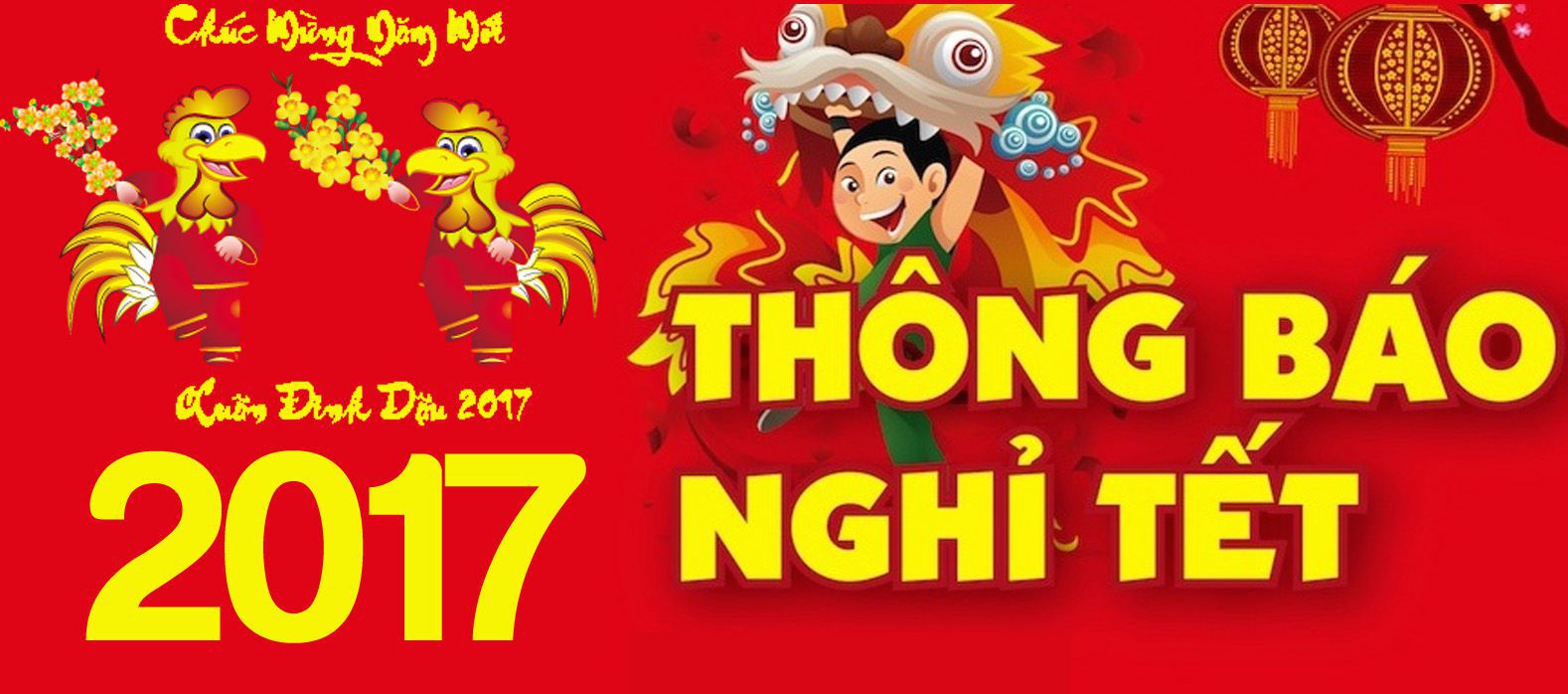 TECHLAND THÔNG BÁO LỊCH NGHỈ TẾT NGUYÊN ĐÁN ĐINH DẬU 2017