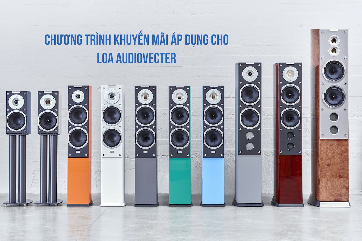 Khuyến mại đặc biệt MUA 1 ĐƯỢC 2 với hệ thống dàn âm thanh Audiovector