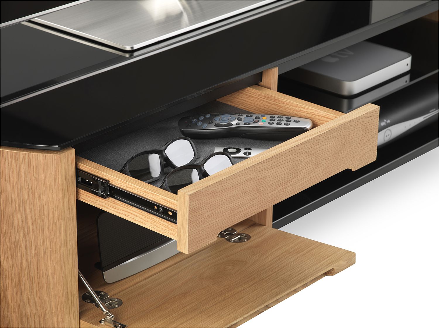 kệ tivi phòng khách bằng gỗ veneer